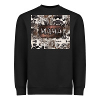 Black mama cowhide cowgirl Heavyweight Sweatshirt - CowGirlArtShop