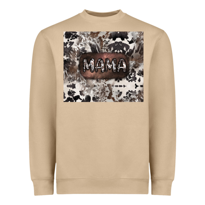 Mama Cowhide Cowgirl Heavyweight Sweatshirt by CowGirlArtShop | Teevron
