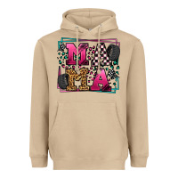 Mushroom Racing leopard frame mama Mother's Day Heavyweight Hoodie - LillyAllenDesigns