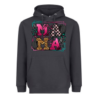 Smoke Racing leopard frame mama Mother's Day Heavyweight Hoodie - LillyAllenDesigns