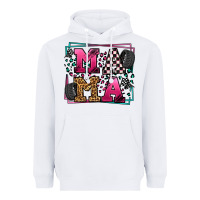 White Racing leopard frame mama Mother's Day Heavyweight Hoodie - LillyAllenDesigns