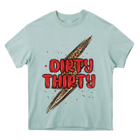 Arona dirty thirty lightning bolt Heavy Core Tee - MaliasSmallBusiness