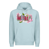 Blue Mist Mother's Day mama Premium Hoodie - FaDigitalArtStudio