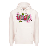 Pale Pink Mother's Day mama Premium Hoodie - FaDigitalArtStudio