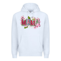 White Mother's Day mama Premium Hoodie - FaDigitalArtStudio