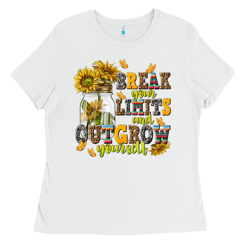 Break Your Limits And Outgrow Yourself Ladies Tee by NancyCooperArtShop | Teevron
