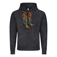 Vintage Black cowgirl boots Vintage Hoodie - RanaPortraitStore