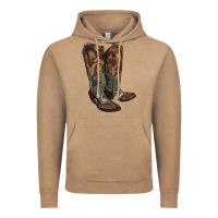 Vintage Coffee cowgirl boots Vintage Hoodie - RanaPortraitStore