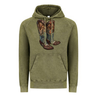 Vintage Olive cowgirl boots Vintage Hoodie - RanaPortraitStore