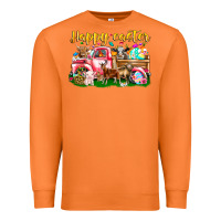 Carrot Happy Easter Animal Car Premium Sweatshirt - CowhideDigitalArt