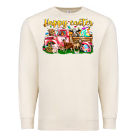 Sandshell Happy Easter Animal Car Premium Sweatshirt - CowhideDigitalArt