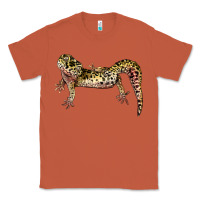 Copper Gecko Lizard Illustrations Classic Tee - LillyAllenDesigns