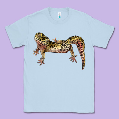 Gecko Lizard Illustrations Classic Tee Designed By Lillyallendesigns
