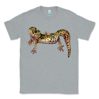 Heather Grey Gecko Lizard Illustrations Classic Tee - LillyAllenDesigns