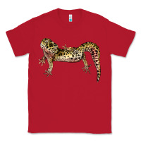 Red Gecko Lizard Illustrations Classic Tee - LillyAllenDesigns
