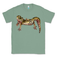Sage Gecko Lizard Illustrations Classic Tee - LillyAllenDesigns