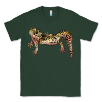 Sports Green Gecko Lizard Illustrations Classic Tee - LillyAllenDesigns