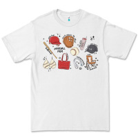 White baseball mom Premium Tee - MaliasSmallBusiness