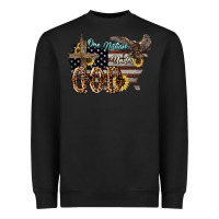 Black One nation under god 4th of july Heavyweight Sweatshirt - HowdyJamesFarm