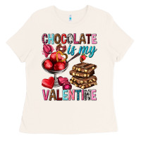 Bone chocolate is my valentine Ladies Tee - NancyCooperArtShop