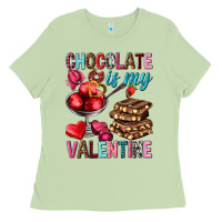 Matcha chocolate is my valentine Ladies Tee - NancyCooperArtShop