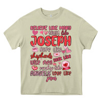 Mossy believe like mary trust like joseph valentine s da Heavy Core Tee - MaliasSmallBusiness
