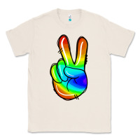 Natural rainbow peace sign Classic Tee - Jasminsmagicworld