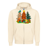 Sandshell christmas basketball trees bbs Zipper Hoodie - BundleAndBundleShop