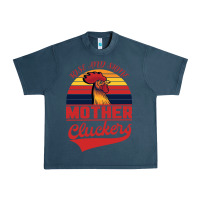 Midnight Navy Rise And Shine Mother Cluckers Urban Heavy Tee - Bettercallsaul
