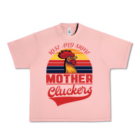 Salmon Rise And Shine Mother Cluckers Urban Heavy Tee - Bettercallsaul