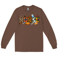 Chestnut Fall Nurse Long Sleeve Tee - NancyCooperArtShop