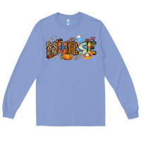 Colony Blue Fall Nurse Long Sleeve Tee - NancyCooperArtShop