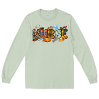 Matcha Fall Nurse Long Sleeve Tee - NancyCooperArtShop