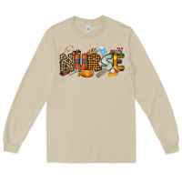 Mushroom Fall Nurse Long Sleeve Tee - NancyCooperArtShop