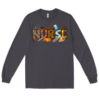 Smoke Fall Nurse Long Sleeve Tee - NancyCooperArtShop