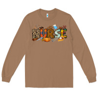 Toasted Coconut Fall Nurse Long Sleeve Tee - NancyCooperArtShop