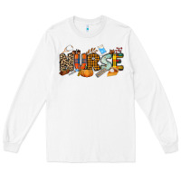 White Fall Nurse Long Sleeve Tee - NancyCooperArtShop
