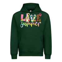 Forest Green love summer with gnome Urban Hoodie - Artiststas