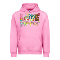 Fuchsia Pink love summer with gnome Urban Hoodie - Artiststas