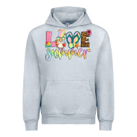 Heather Grey love summer with gnome Urban Hoodie - Artiststas