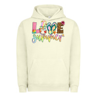 Pigment Pistachio love summer with gnome Urban Hoodie - Artiststas
