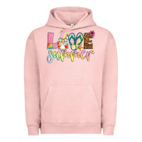 Pigment Salmon love summer with gnome Urban Hoodie - Artiststas