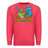 Cardinal Birthday Boy Frog Age 5 Premium Sweatshirt - LillyAllenDesigns