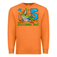 Carrot Birthday Boy Frog Age 5 Premium Sweatshirt - LillyAllenDesigns