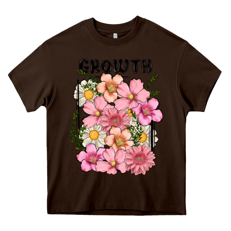 Growth Flower Heavy Core Tee by MaliasSmallBusiness | Teevron