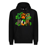 Black St. Patricks Dog Mom Premium Hoodie - FaDigitalArtStudio