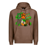 Chestnut St. Patricks Dog Mom Premium Hoodie - FaDigitalArtStudio