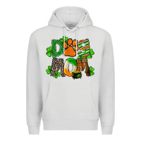 Dove Grey St. Patricks Dog Mom Premium Hoodie - FaDigitalArtStudio