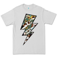 Dove Grey Lightning Bolt Premium Tee - JahusDesignShop