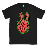 Black watermelon peace sign Classic Tee - Jasminsmagicworld